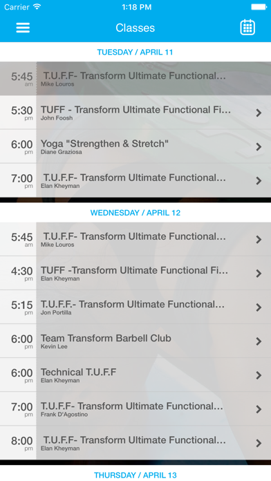 The Transform Fitness Training screenshot 3