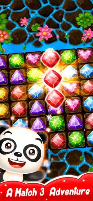 Panda Gems - Match 3 Game