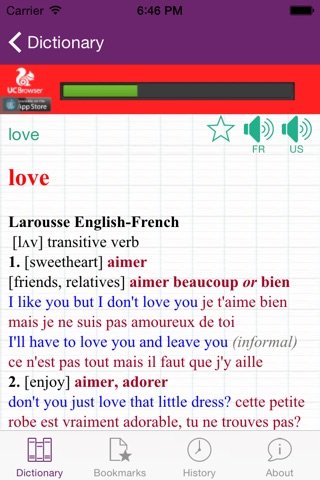 LarousseDict - English French screenshot 2