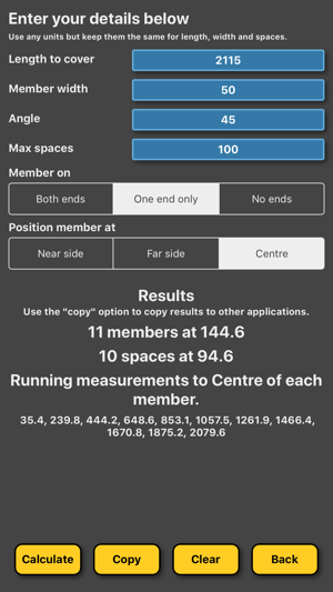 Baluster Post Space Calculator(圖1)-速報App