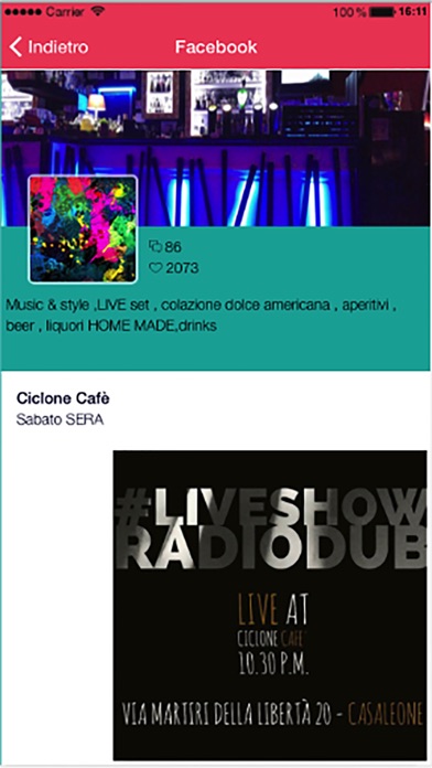 Ciclone Cafe' screenshot 2
