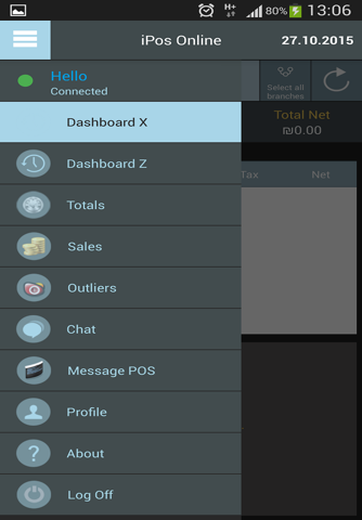 iPos Dashboard screenshot 2