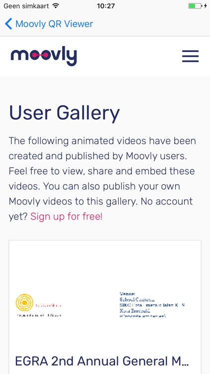 Moovly QR Viewer