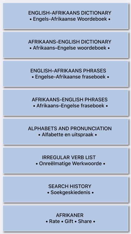Great English-Afrikaans Dict.