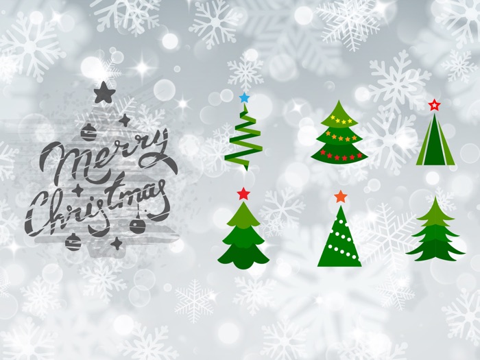 Christmas Tree Party Sticker