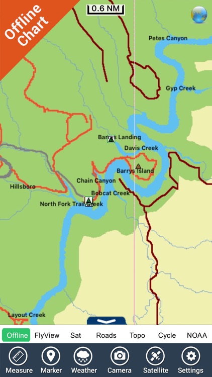 Bighorn Canyon National Recreation Area GPS Map