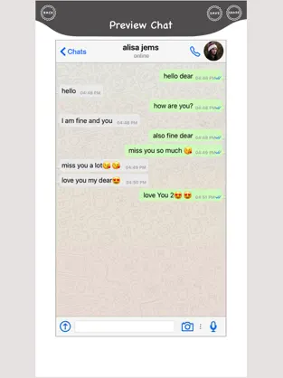 Screenshot 2 WhatsUp Prank Chat iphone