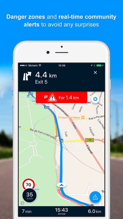 ViaMichelin GPS, Route Planner