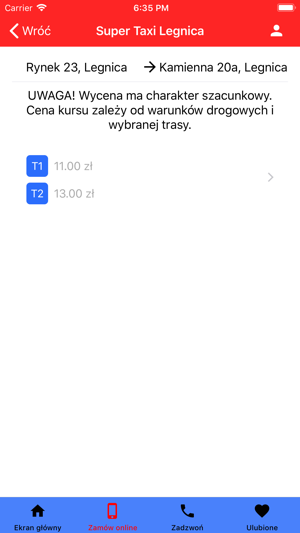 Super Taxi Legnica(圖5)-速報App