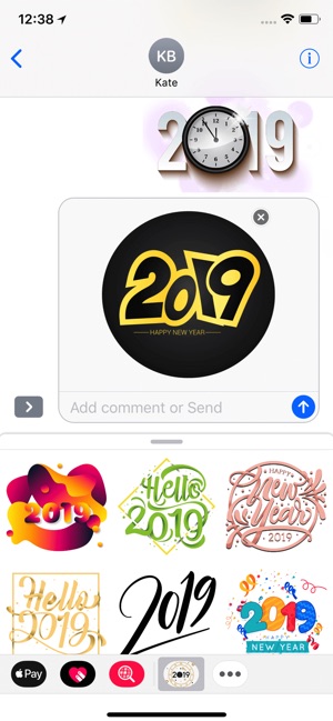 Welcome New Year 2019 Stickers(圖3)-速報App