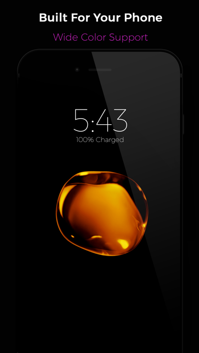 Black Lite - Live Wallpapers screenshot 3