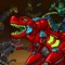 Dino Robot Adventure, a free dinosaur game provided by Gomsee