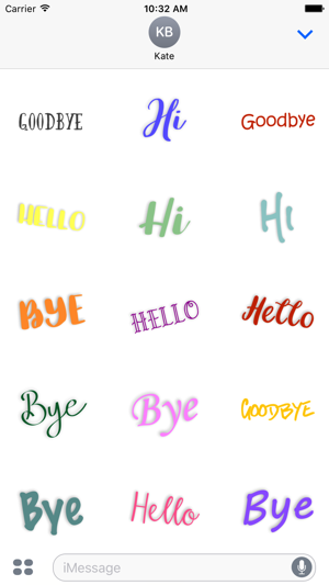 Hi Hello Sticker Pack(圖1)-速報App