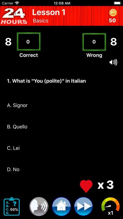 In 24 Hours Learn Italian screenshot-3