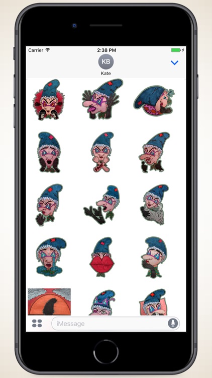 Crazzy Granny Stickers