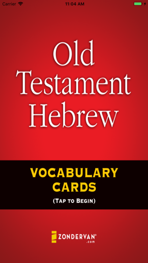 Old Testament Hebrew Cards