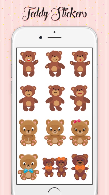 Teddy Love Stickers