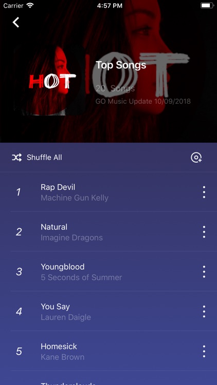 GO Music-On demand MP3 songs screenshot-4