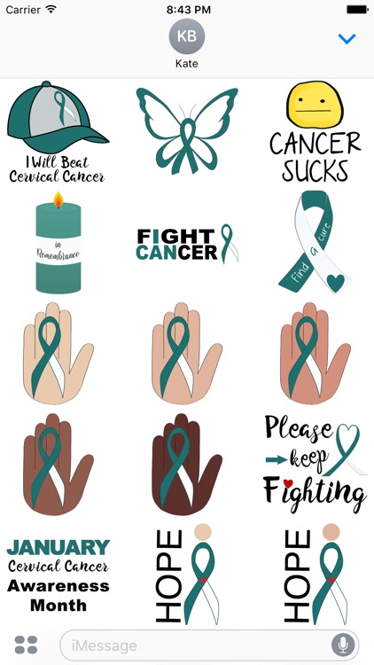 Cervical Cancer Stickers