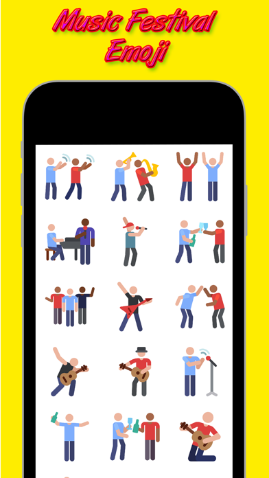 Music Festival Emoji screenshot 2