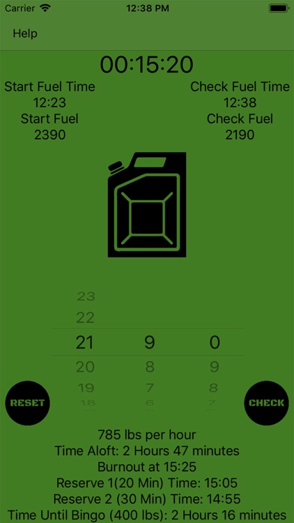 Mil Fuel Check