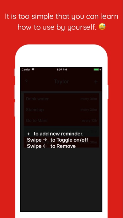 Taylor Reminder screenshot 3