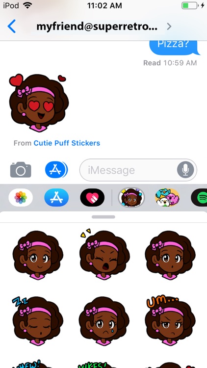 Cutie Puff Animated Stickers