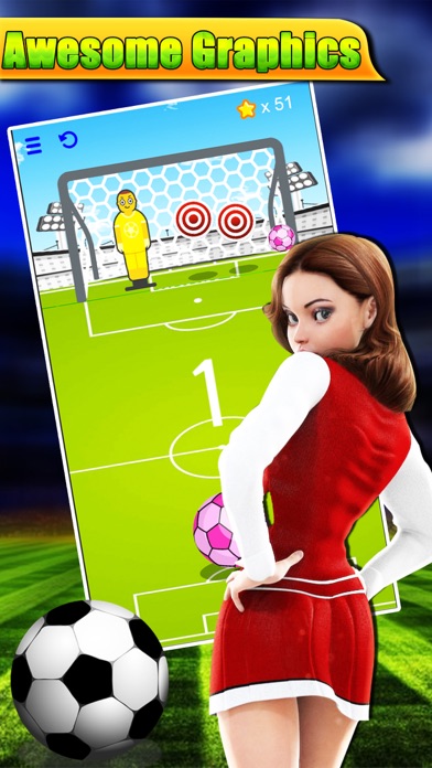 Flip Football  Soccer Game 3D screenshot 2