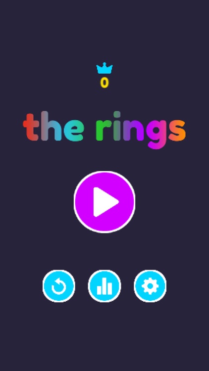 Funny puzzle game with rings