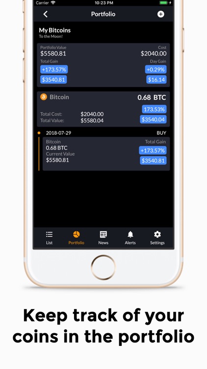 Frypto - Crypto Portfolio