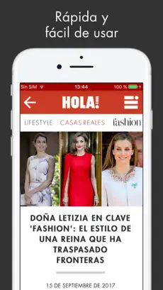 Imágen 3 ¡HOLA! ESPAÑA Sitio web iphone