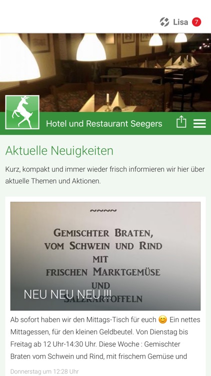 Hotel und Restaurant Seegers