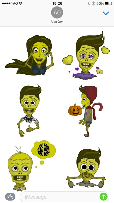 NiceZombies: Animated Stickers screenshot 3