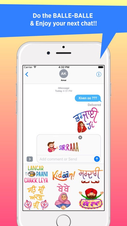 Punjabi Sticker for iMessage