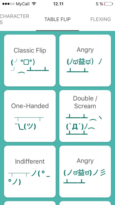 Emoji ASCII Keyboard screenshot 4