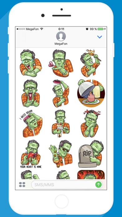 Frankenstein STiK Sticker Pack screenshot 3
