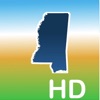 Aqua Map Mississippi Lakes HD