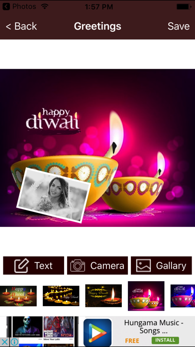 How to cancel & delete Diwali Greetings Card Maker For Beautiful Wishes from iphone & ipad 4
