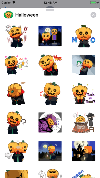 Weirdo Halloween Emoji Sticker screenshot 2