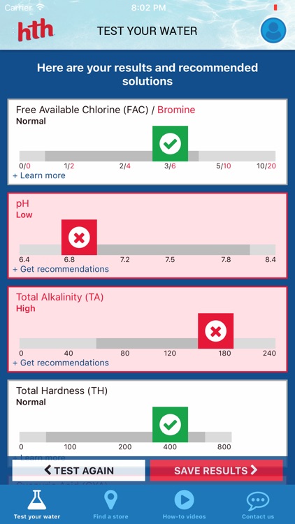 Test to Swim