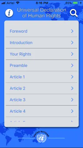 Game screenshot Declaration of Human Rights apk