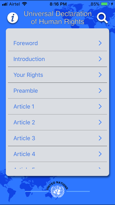 Declaration Of Human Rights review screenshots