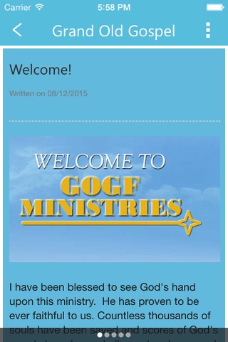 Grand Old Gospel Ministries screenshot 2