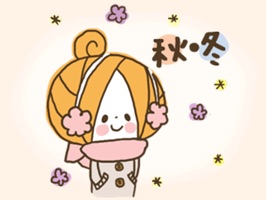 Very cute and autumn and winter stickers especially for girls