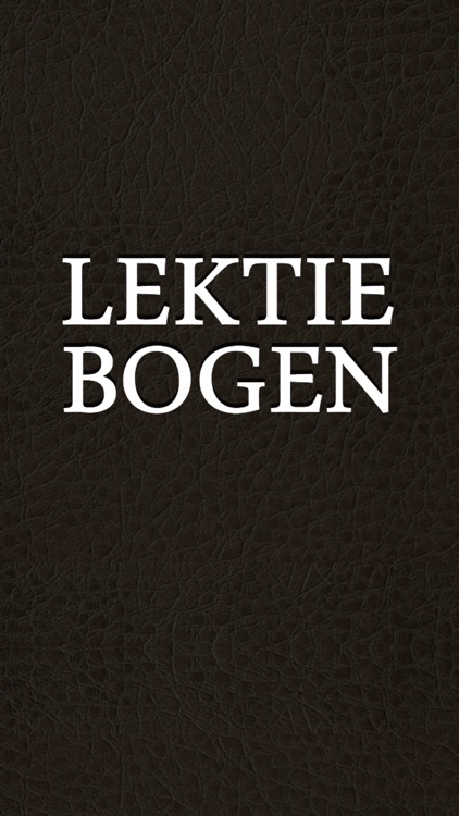Lektiebogen