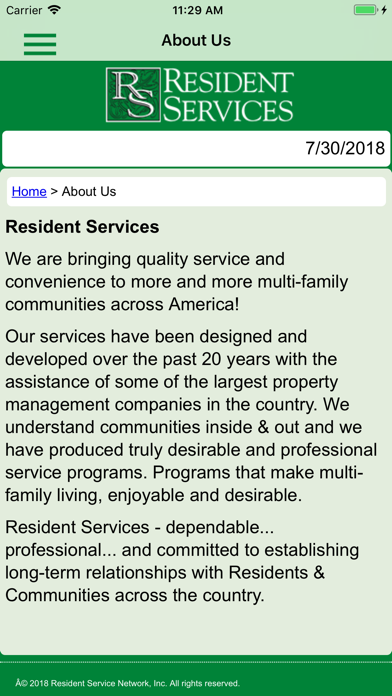 Resident Services App screenshot 2