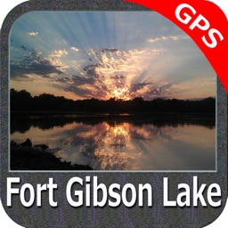 Lake Fort Gibson Oklahoma GPS chart Navigator