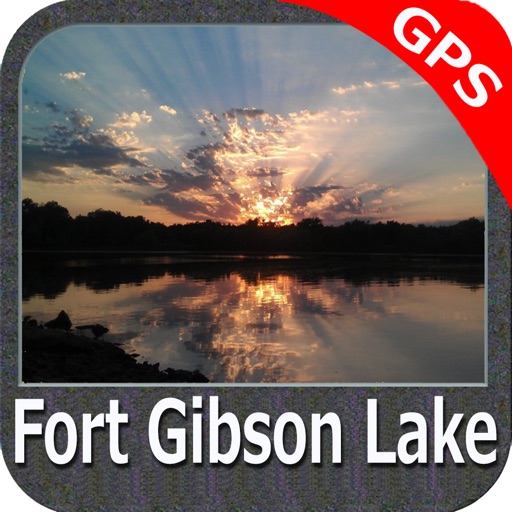 Lake Fort Gibson Oklahoma GPS chart Navigator icon