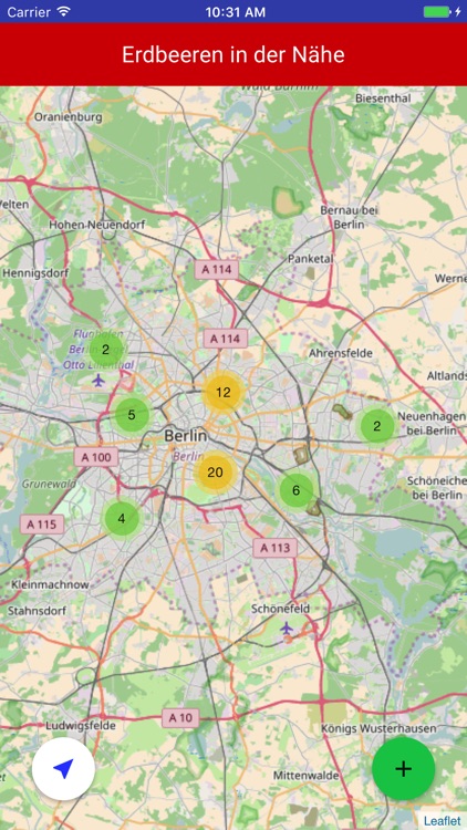 ErdbeerMap - Finde Erdbeeren