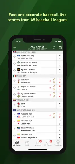 Game screenshot Baseball 24 - live scores mod apk